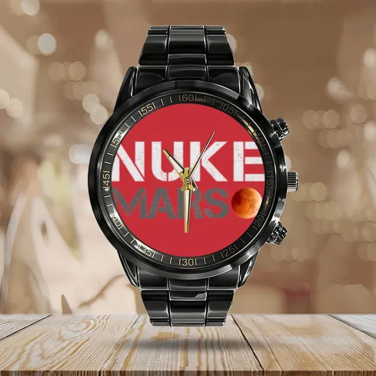 Discover nuke mars Calendar Steel Band Watch Calendar Steel Band Watch