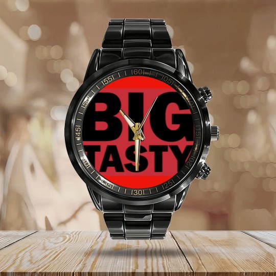 Discover Big tasty Calendar Steel Band Watch