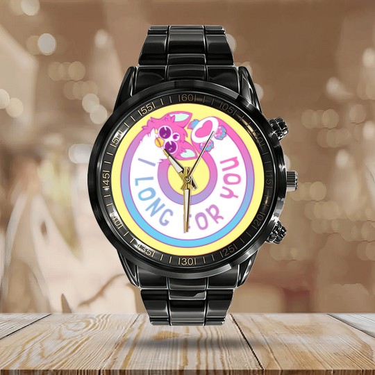 Discover I long for you - Long Furby - Calendar Steel Band Watch