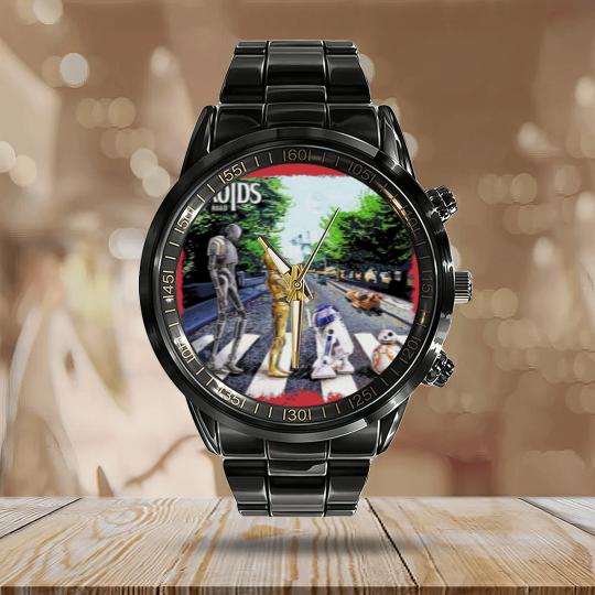 Discover Droids Abbey Road Movie Fan Famous Androids Calendar Steel Band Watch
