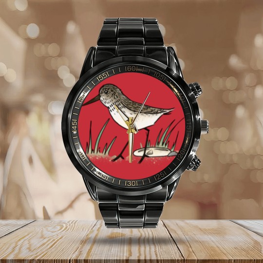 Discover Sandpiper Calendar Steel Band Watch
