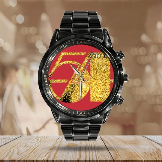 Discover Studio 54 Calendar Steel Band Watch