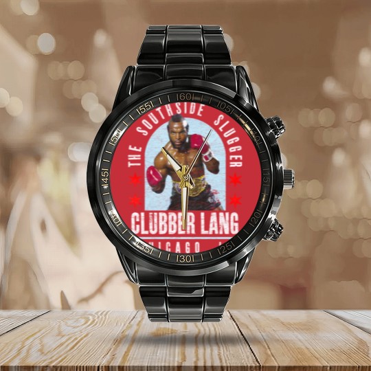 Discover Clubber Lang: The Southside Slugger (Distressed) - Clubber Lang - Calendar Steel Band Watch