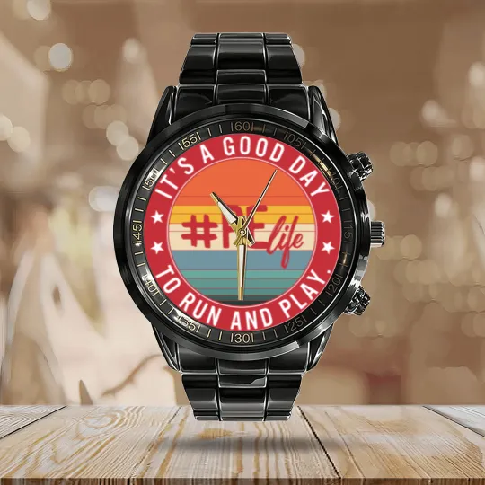 Discover Physical Education Teacher Calendar Steel Band Watch, Good Day To Run Calendar Steel Band Watch