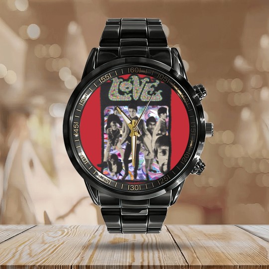 Discover Arthur Lee & Love Psychedelic - Love - Calendar Steel Band Watch