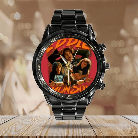 Discover Ed munson Calendar Steel Band Watch