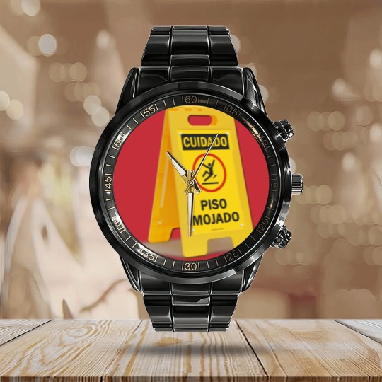 Discover wet floor Calendar Steel Band Watch