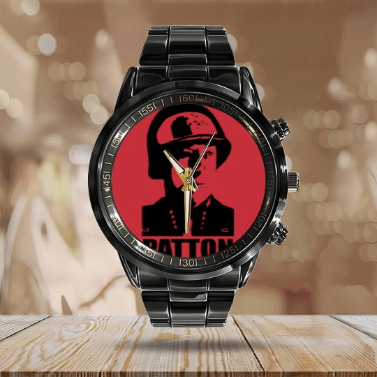 Discover General George Patton Calendar Steel Band Watch