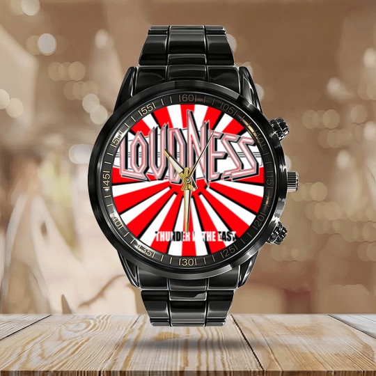 Discover Loudness Thunder East Calendar Steel Band Watch