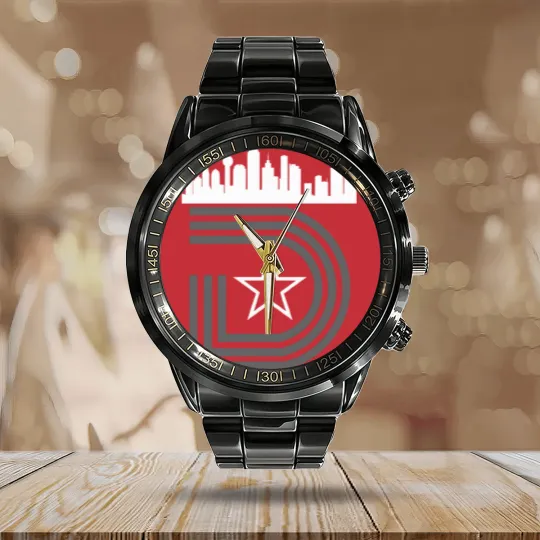 Discover Triple D Skyline (Various Colors Available) - Triple D Skyline And Mask - Calendar Steel Band Watch