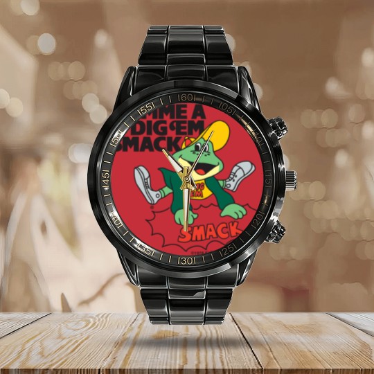 Discover Dig 'Em Smacks Vintage - Dig Em Smacks - Calendar Steel Band Watch