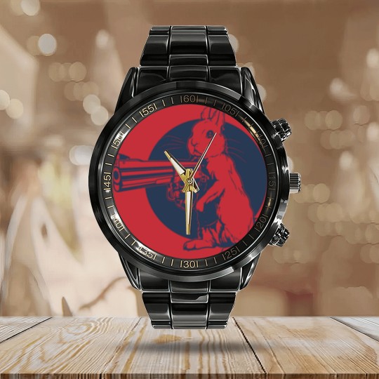 Discover Hare Trigger Calendar Steel Band Watch