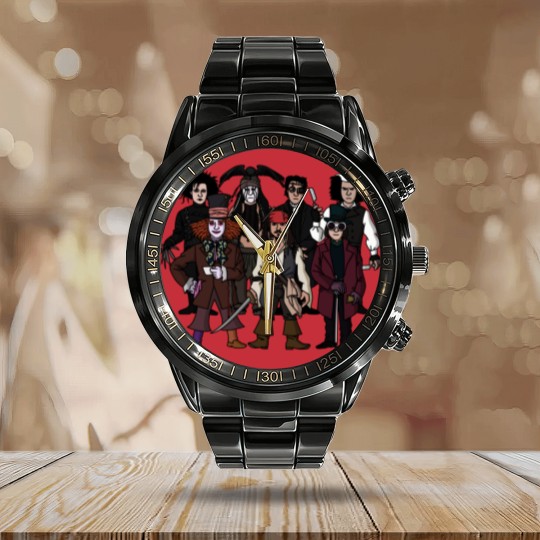 Discover Johnny Depps - Johnny Depp - Calendar Steel Band Watch
