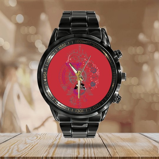 Discover Alignment Of The Planets Occult Calendar Steel Band Watch
