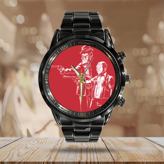 Discover Propane Fiction - King Of The Hill - Calendar Steel Band Watch