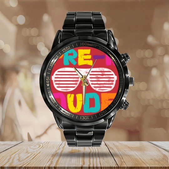 Discover Pre-K Dude Back To School Teacher Student Preschool Calendar Steel Band Watch
