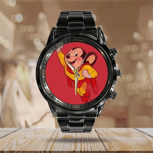 Discover MIGHTY MOUSE - Vintage - Robzilla - Calendar Steel Band Watch