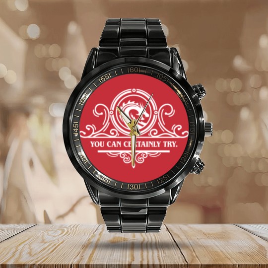 Discover Game Master Quote You Can Certainly Try - Dungeons And Dragons - Calendar Steel Band Watch