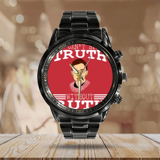 Discover Notorious RBG Calendar Steel Band Watch Ruth Ginsburg Court Calendar Steel Band Watch