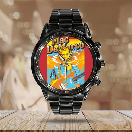 Discover Mac Demarco Calendar Steel Band Watch , Mac Demarco Calendar Steel Band Watch , Vintage 90s, Retro 90 Calendar Steel Band Watch