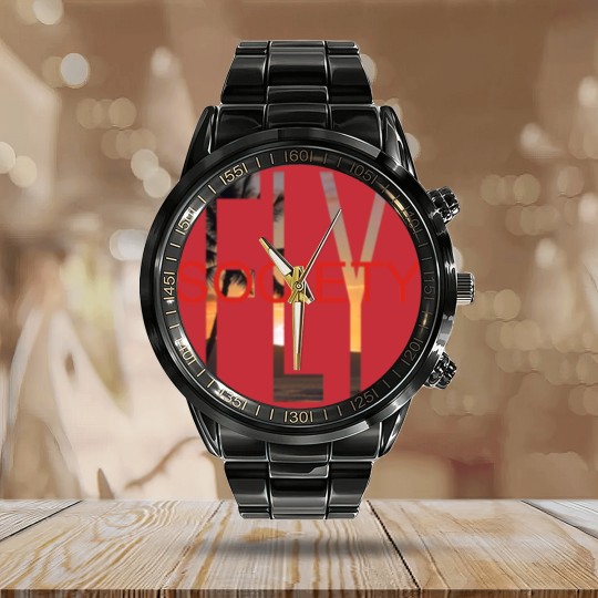 Discover Fly Society Paradise Calendar Steel Band Watch