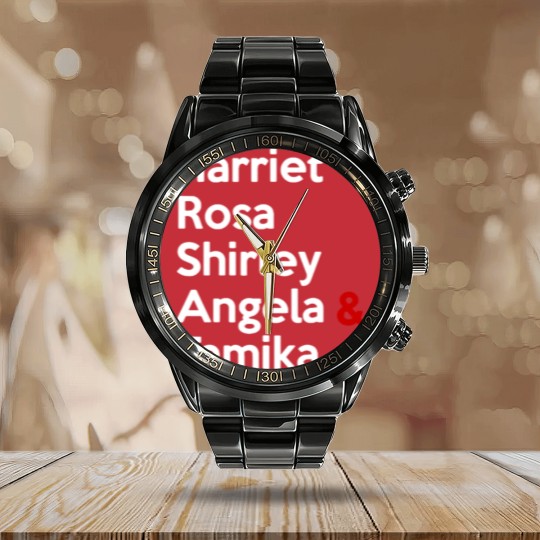 Discover Harriet Rosa Shirley Angela Tamika Calendar Steel Band Watch