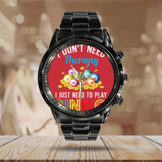 Discover I Just Need To Play Bingo Calendar Steel Band Watch