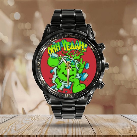 Discover OHH YEAH! Kool Aid Lime Classic Calendar Steel Band Watch