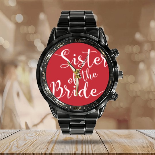Discover Sister of the Bride Calendar Steel Band Watch