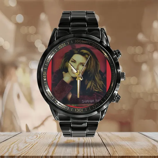 Discover Vintage 1996 Shania Twain Tour Calendar Steel Band Watch, Pop,