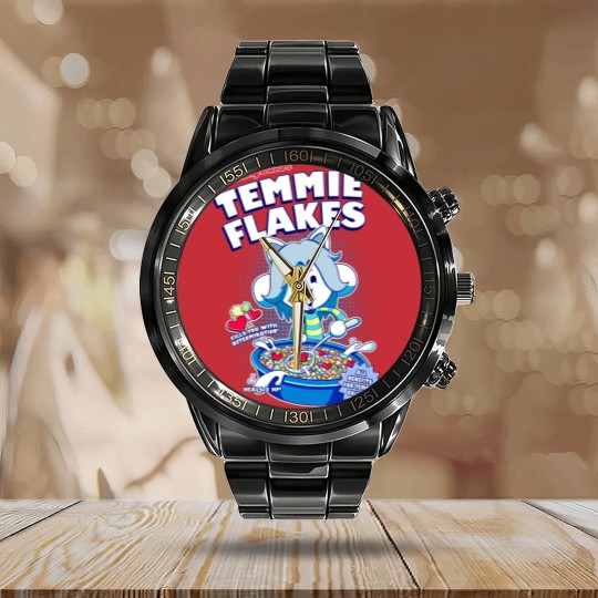 Discover Temmie Flakes! - Undertale - Calendar Steel Band Watch