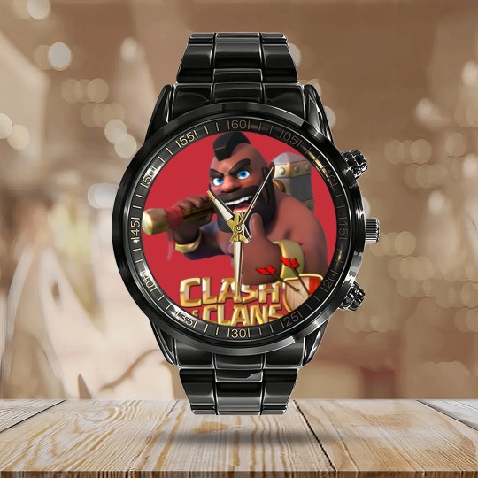 Discover coc hogs - Calendar Steel Band Watch