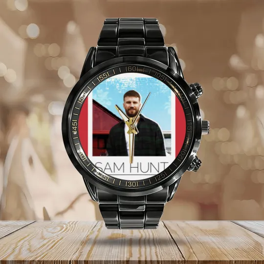 Discover Sam Hunt Classic Calendar Steel Band Watch