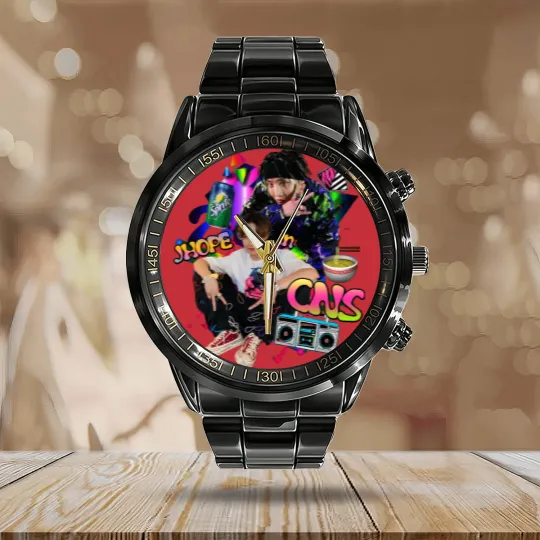 Discover BTS J-Hope Calendar Steel Band Watch