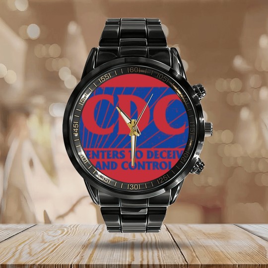 Discover CDC Centers To Deceive And Control Calendar Steel Band Watch