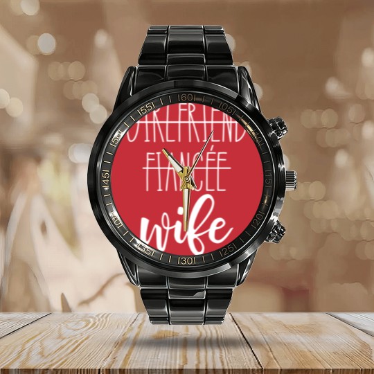 Discover Girlfriend Fiance Wife Calendar Steel Band Watch