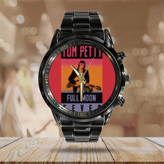 Discover Tom Petty Calendar Steel Band Watch - Full Moon Fever Classic Retro Heartbreakers