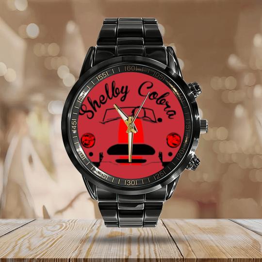 Discover Shelby Cobra Old Style - Shelby Cobra - Calendar Steel Band Watch