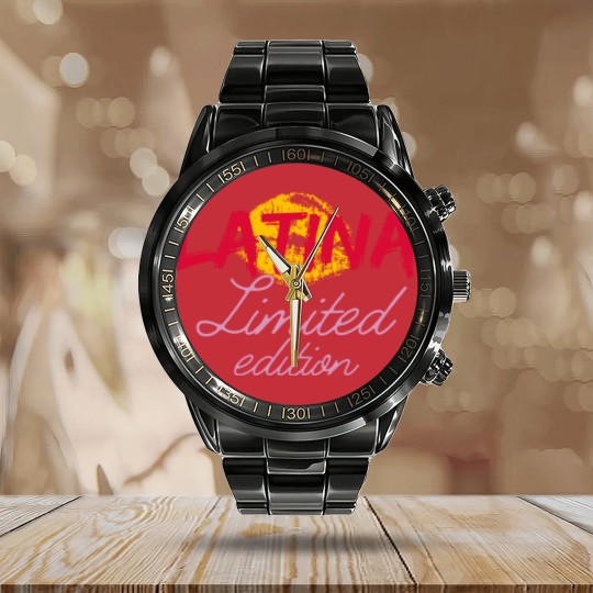 Discover Latina  hispanic pride - Latina - Calendar Steel Band Watch