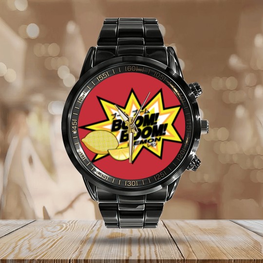Discover Boom Boom Lemon - Boom Boom Lemon - Calendar Steel Band Watch