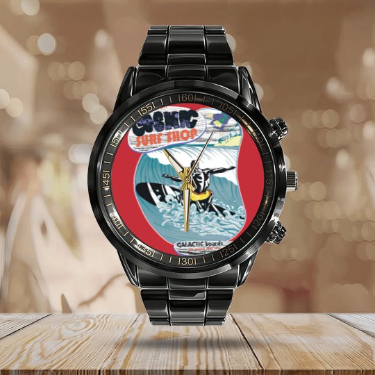 Discover Silver Surfshop - Silver Surfer - Calendar Steel Band Watch