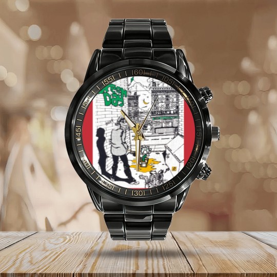 Discover vintage 1994 Green Day Calendar Steel Band Watch