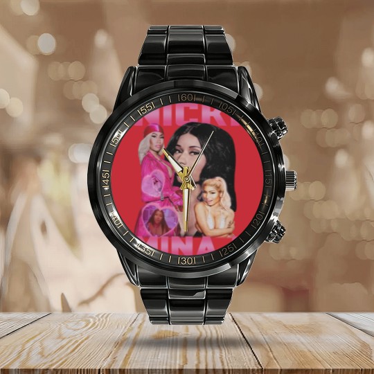 Discover Nicki Minaj Fan Movies RAP Hip-hop Calendar Steel Band Watch