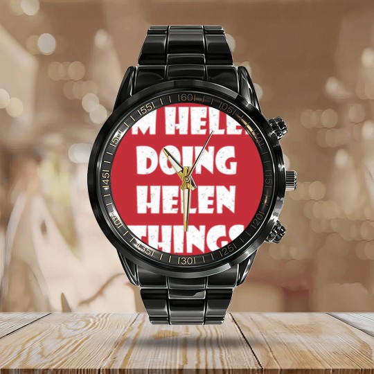 Discover Helen Calendar Steel Band Watch