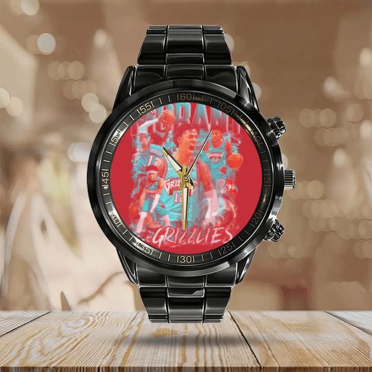 Discover Ja Morant Calendar Steel Band Watch Vintage Calendar Steel Band Watch
