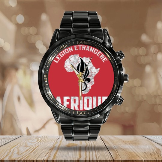 Discover Legion Etrangere France 2Rep 3Rep Calendar Steel Band Watch