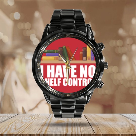 Discover Library - I have no shelf control Calendar Steel Band Watch
