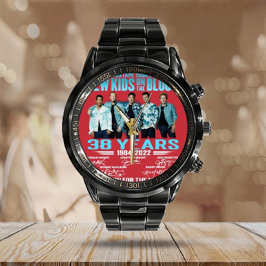 Discover NKOT Block Signture The Memories The MixTape Tour 2022 Calendar Steel Band Watch