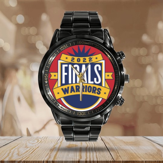 Discover Warriors Finals 2022 Basketball Calendar Steel Band Watch, Basketball Calendar Steel Band Watch