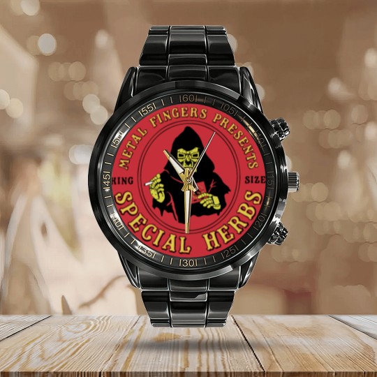 Discover SPECIAL HERBS Classic Calendar Steel Band Watch